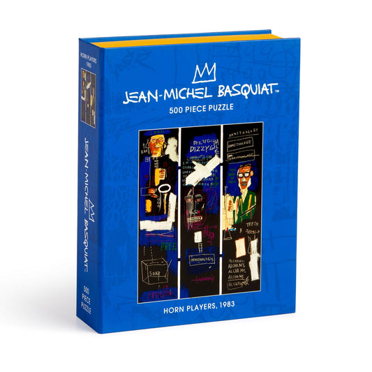 Basquiat Horn Players 500-teiliges Buchpuzzle