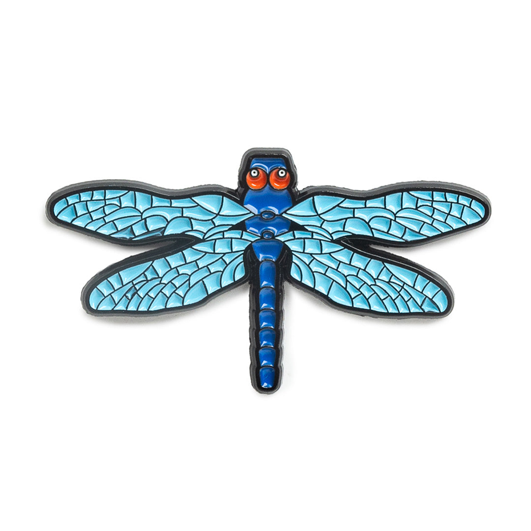 Enamel Pin: Blue Dragonfly