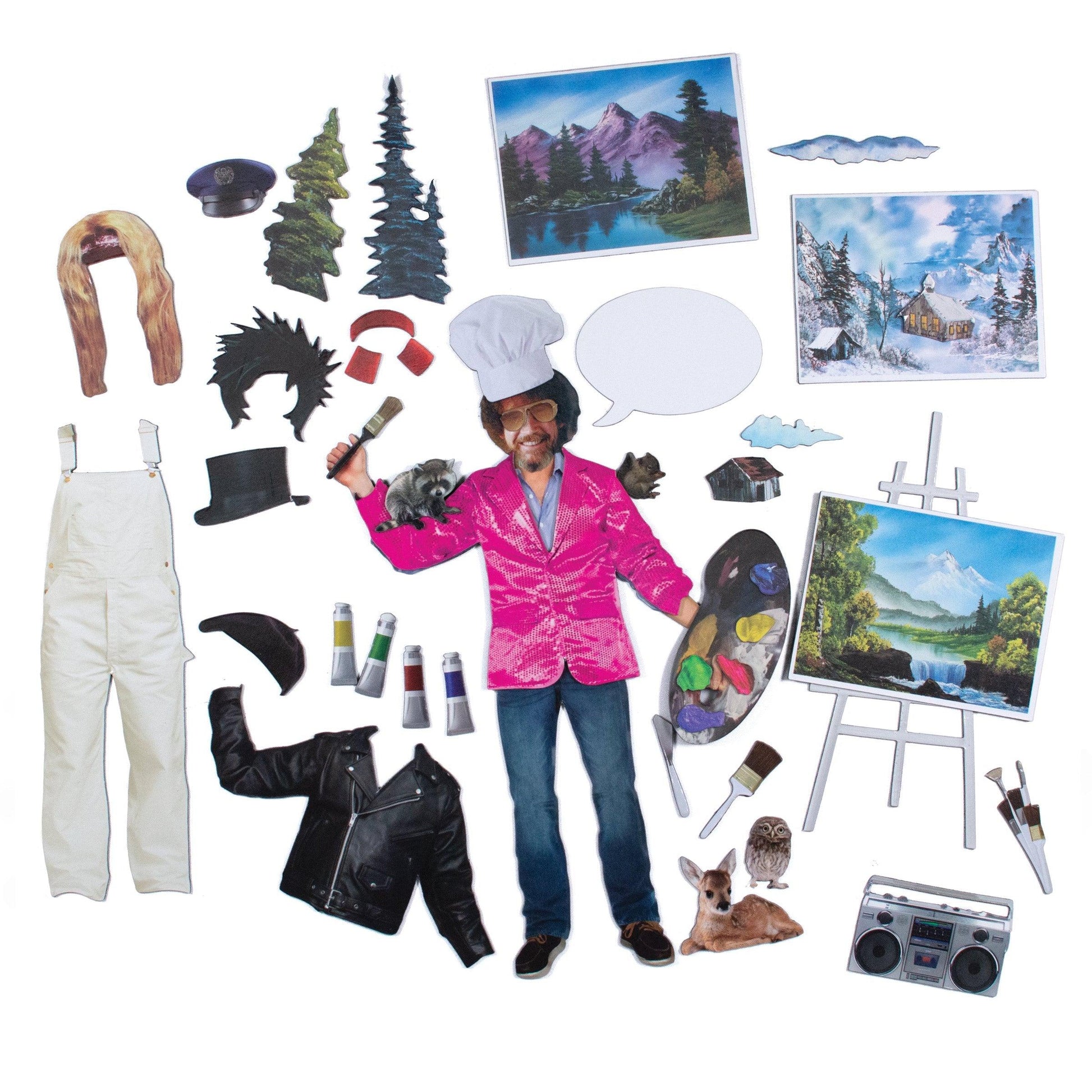 Bob Ross Magnetic Dress Up Play Set - Chrysler Museum Shop