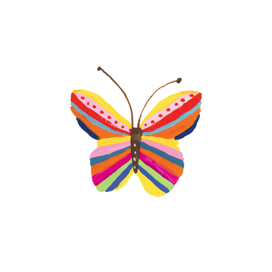 Regenbogen Schmetterling Temporäre Tattoos