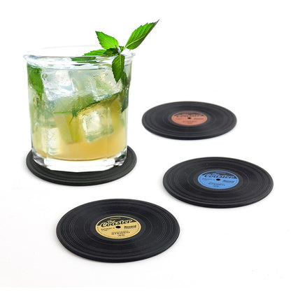 Greatest Hits Silicone Coasters, Set of 4
