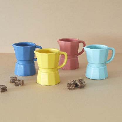 Keramik Kaffeetassen Set/4: Moka