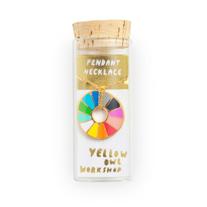 Color Wheel Pendant from Yellow Owl Workshop - Chrysler Museum Shop
