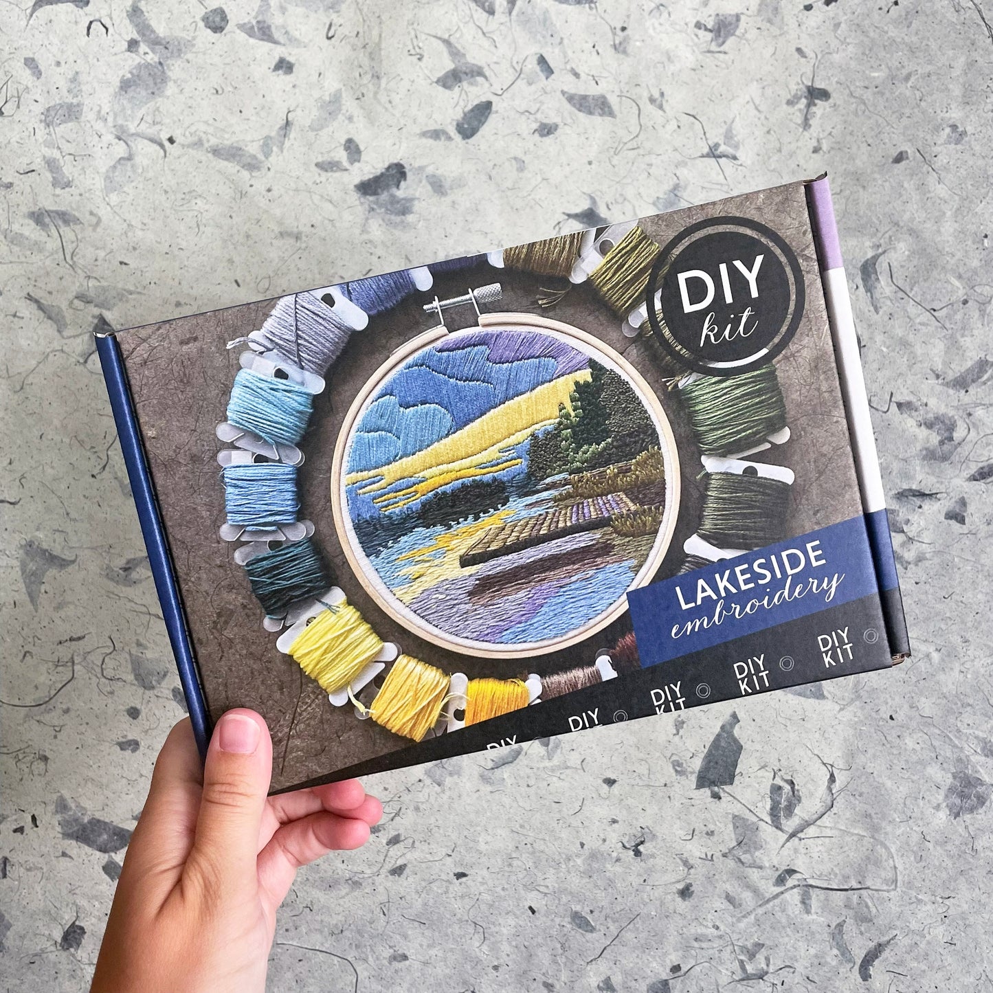 DIY Embroidery Kit: Lakeside