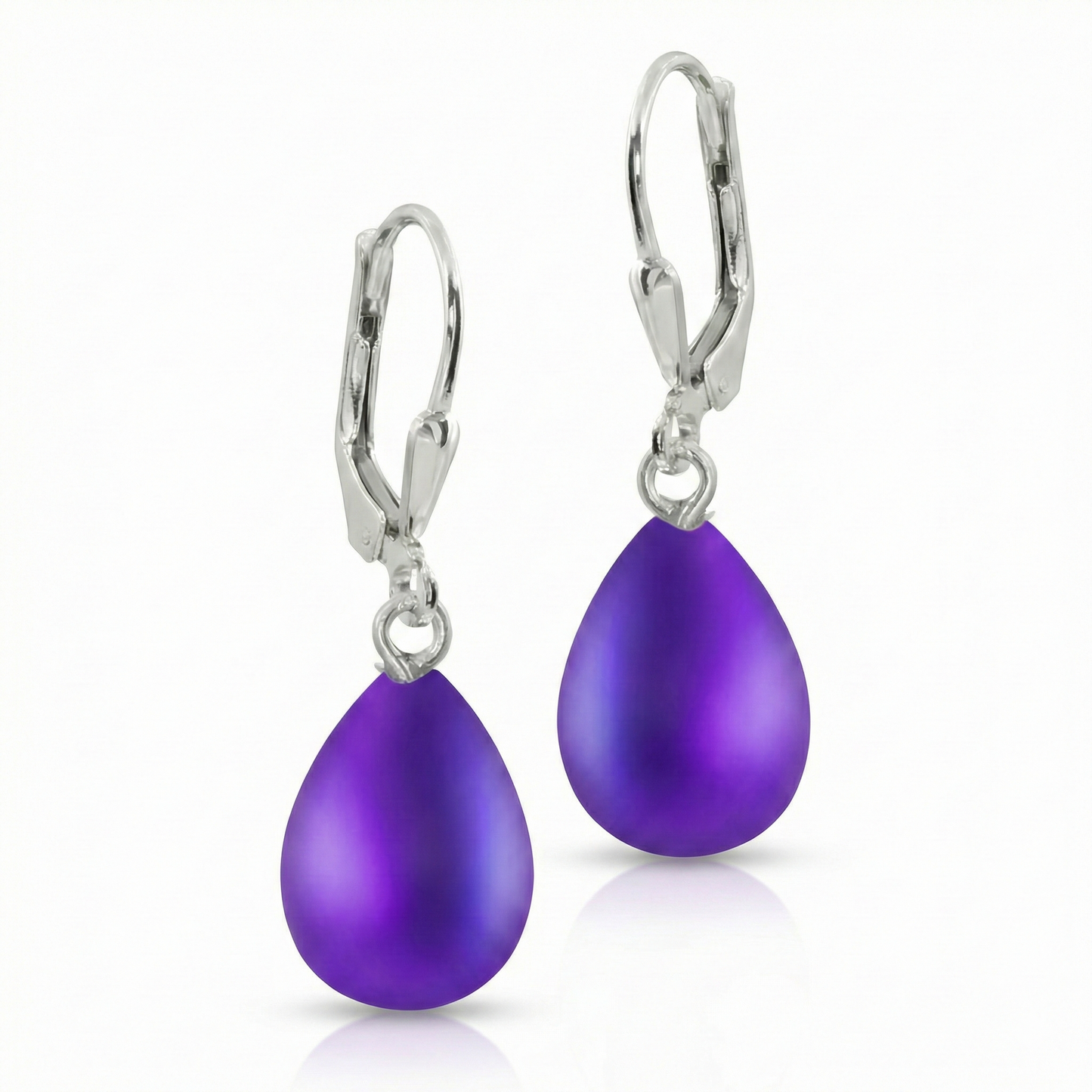 Pendientes colgantes de cristal