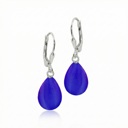 Pendientes colgantes de cristal