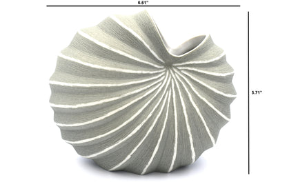 Porcelain Palm Vase
