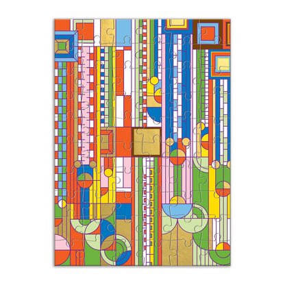 Frank Lloyd Wright's Saguaro Cactus and Forms Greeting Card Puzzle