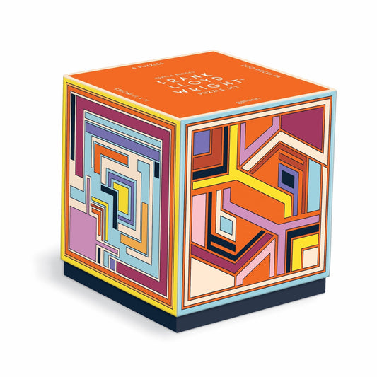 Frank Lloyd Wright Textilblöcke, 4er-Puzzle-Set