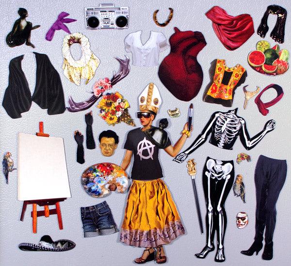 Magnetisches Frida Kahlo-Ankleidespielset