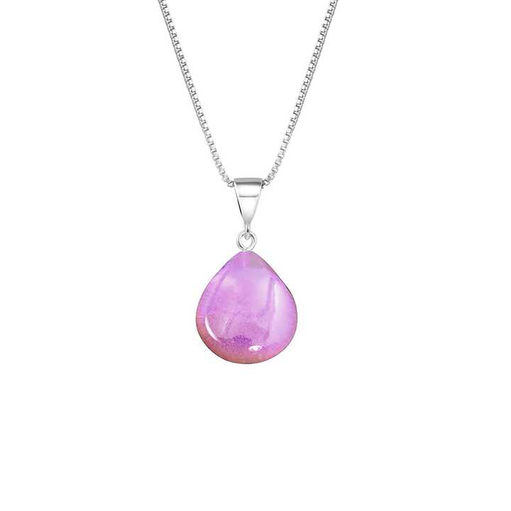 Crystal Drop Pendant - Polished Pink - Chrysler Museum Shop