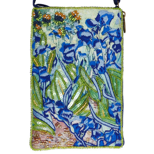 Beaded Club Bag: van Gogh's Irises (Detail) - Chrysler Museum Shop