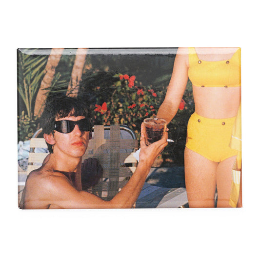 George Harrison in Miami by Paul McCartney Refrigerator Magnet