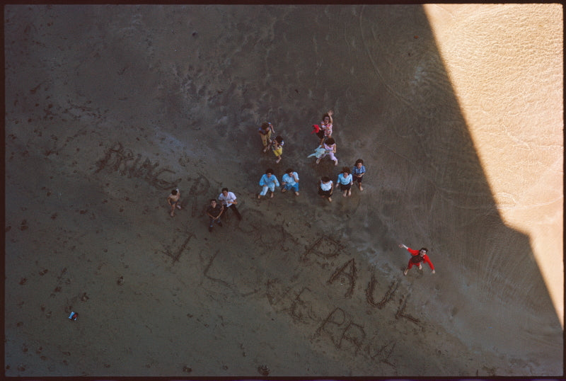 Limited Edition Print by Paul McCartney: Beatles Names Written In Sand