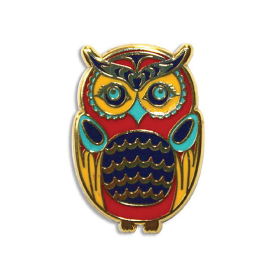 Owl Enamel Pin - Chrysler Museum Shop