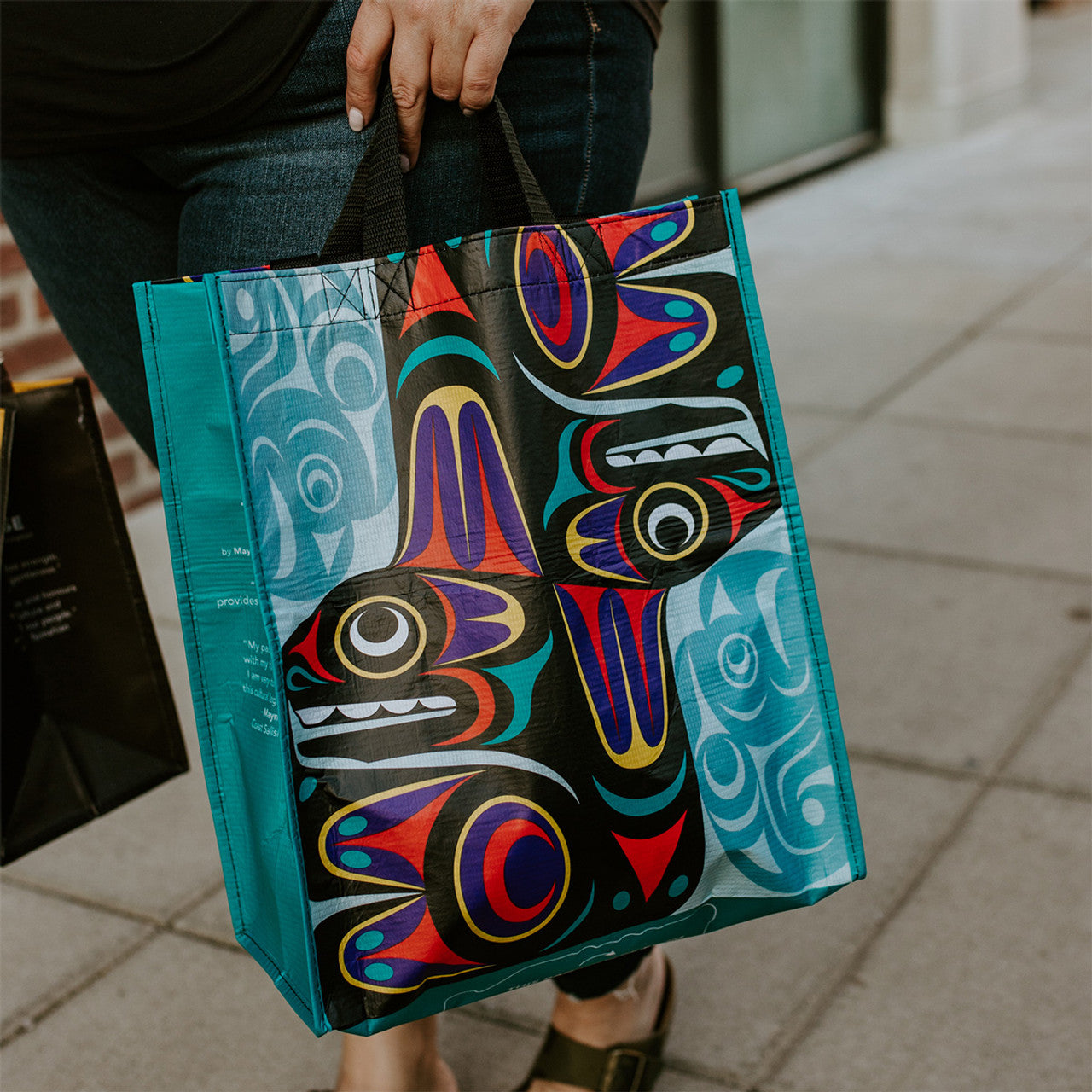 Large "Thunderbird & Whale" Eco Bag - Chrysler Museum Shop