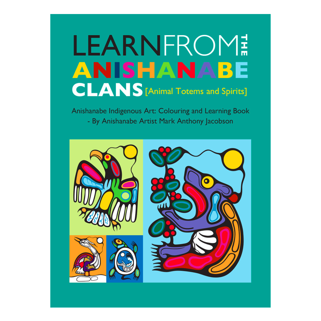 Learn From The Anishanabe Clans Coloring Book - Chrysler Museum Shop