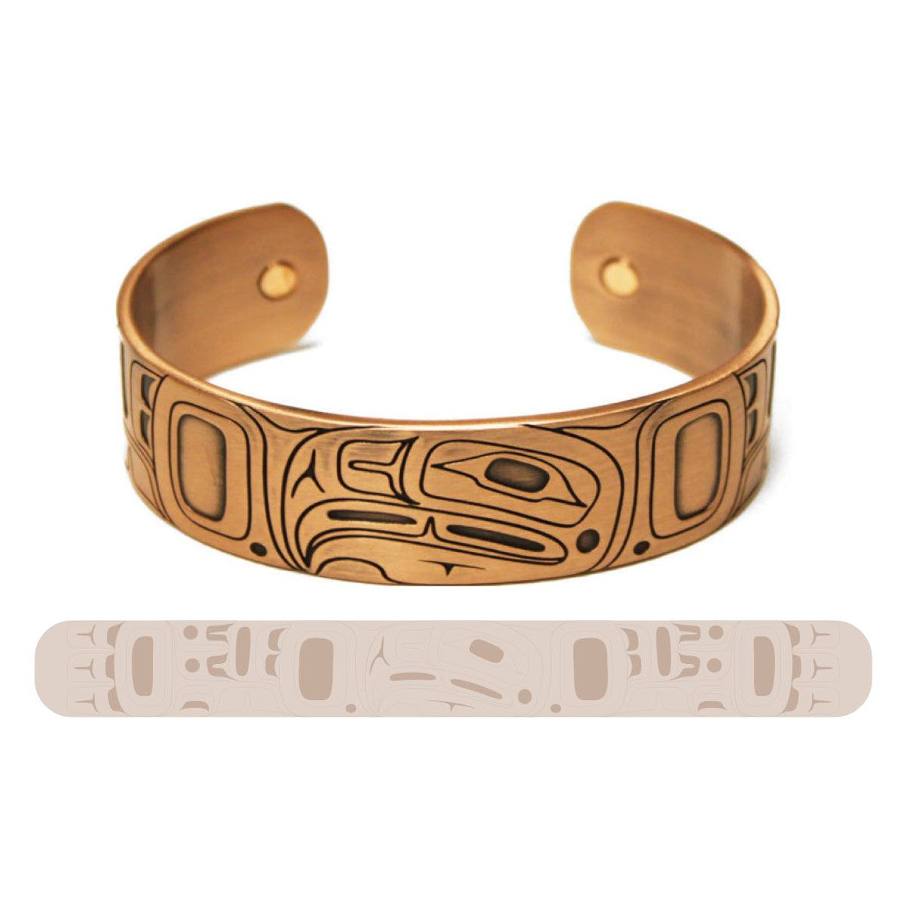 Copper Plated Bracelet: Eagle - Chrysler Museum Shop