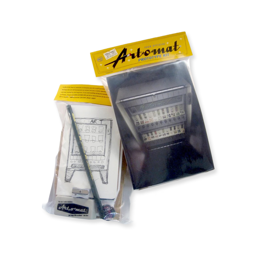 Two Art-o-Mat Prototype Kits