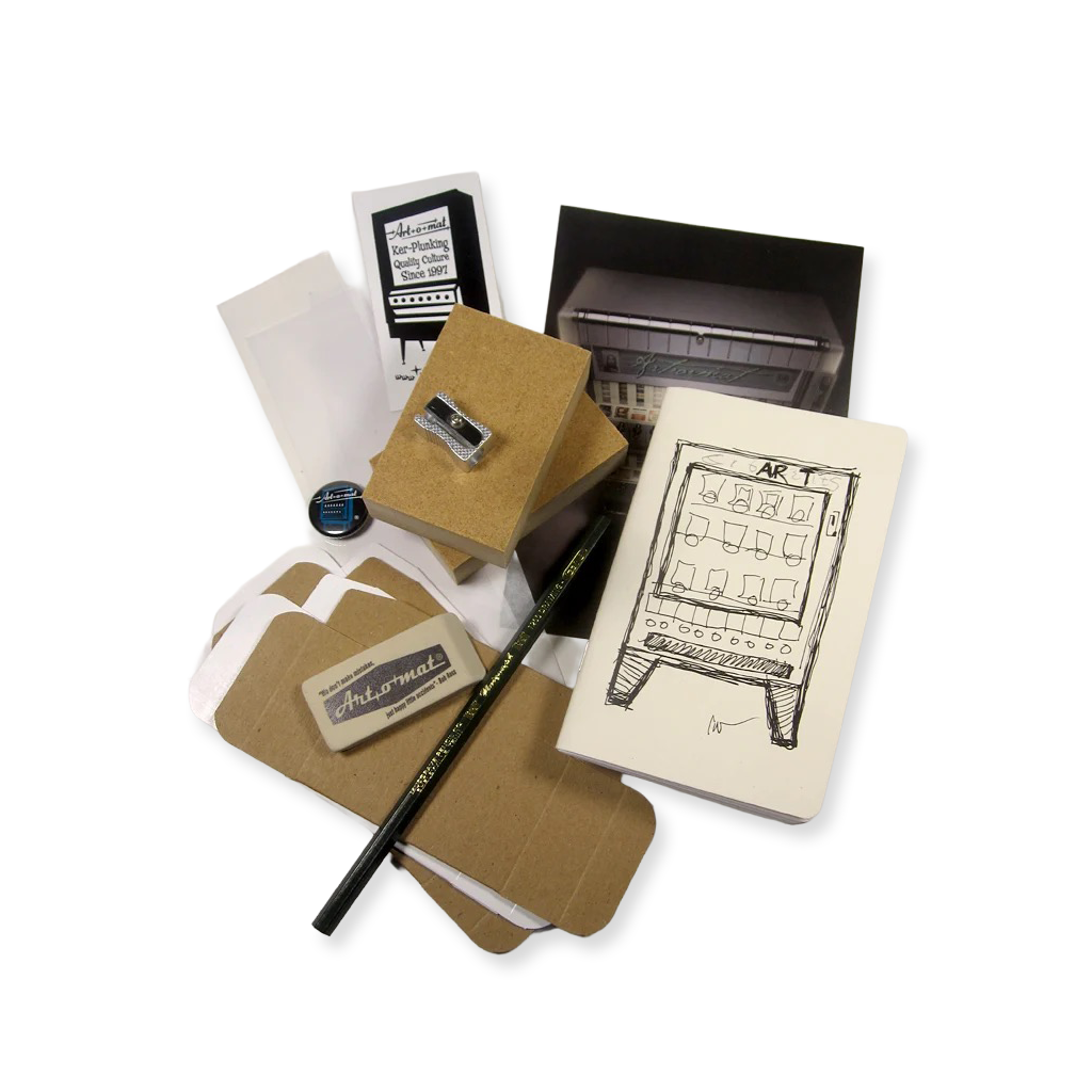 Contents of 1 Art-o-Mat Prototype Kit