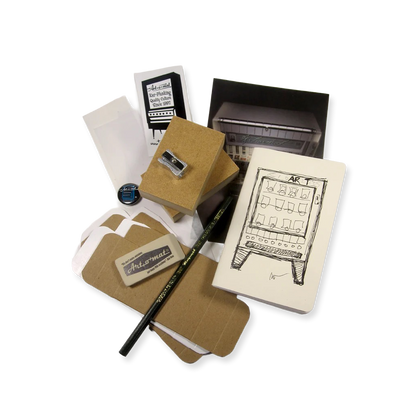 Contents of 1 Art-o-Mat Prototype Kit