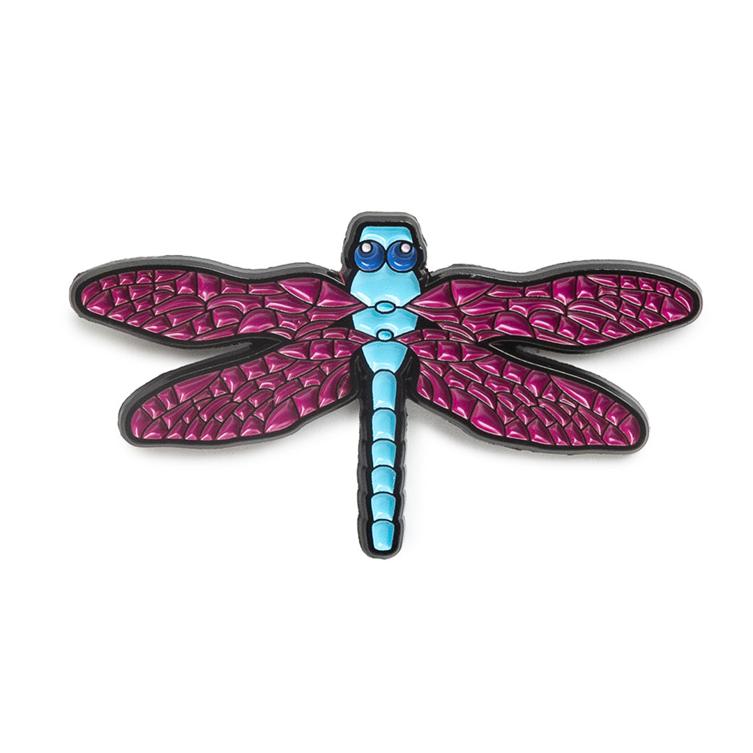 Enamel Pin: Purple Dragonfly