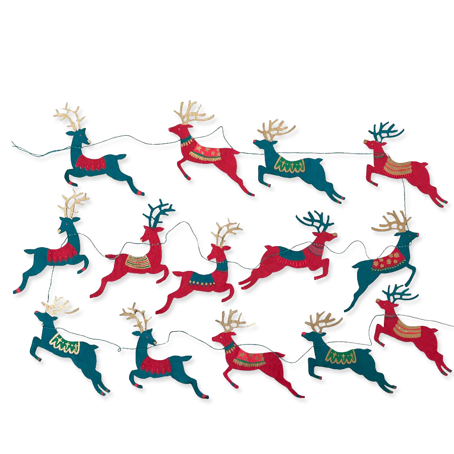 Reindeer Garland