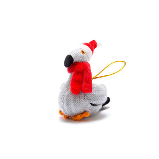 Knitted Ornament: Pigeon with Scarf - Chrysler Museum Shop