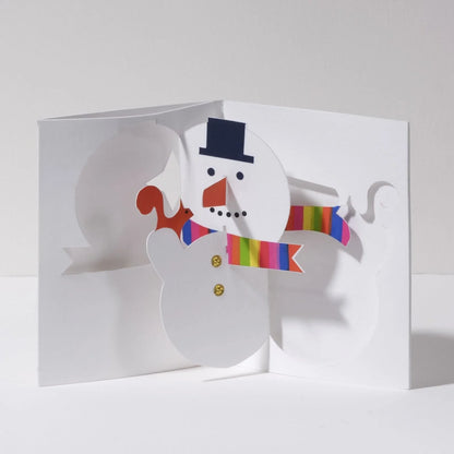 Pop-up Greeting Card: Snowman - Chrysler Museum Shop