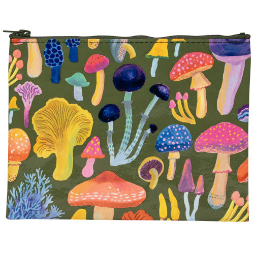 Mushrooms Zippered Pouch - Chrysler Museum Shop