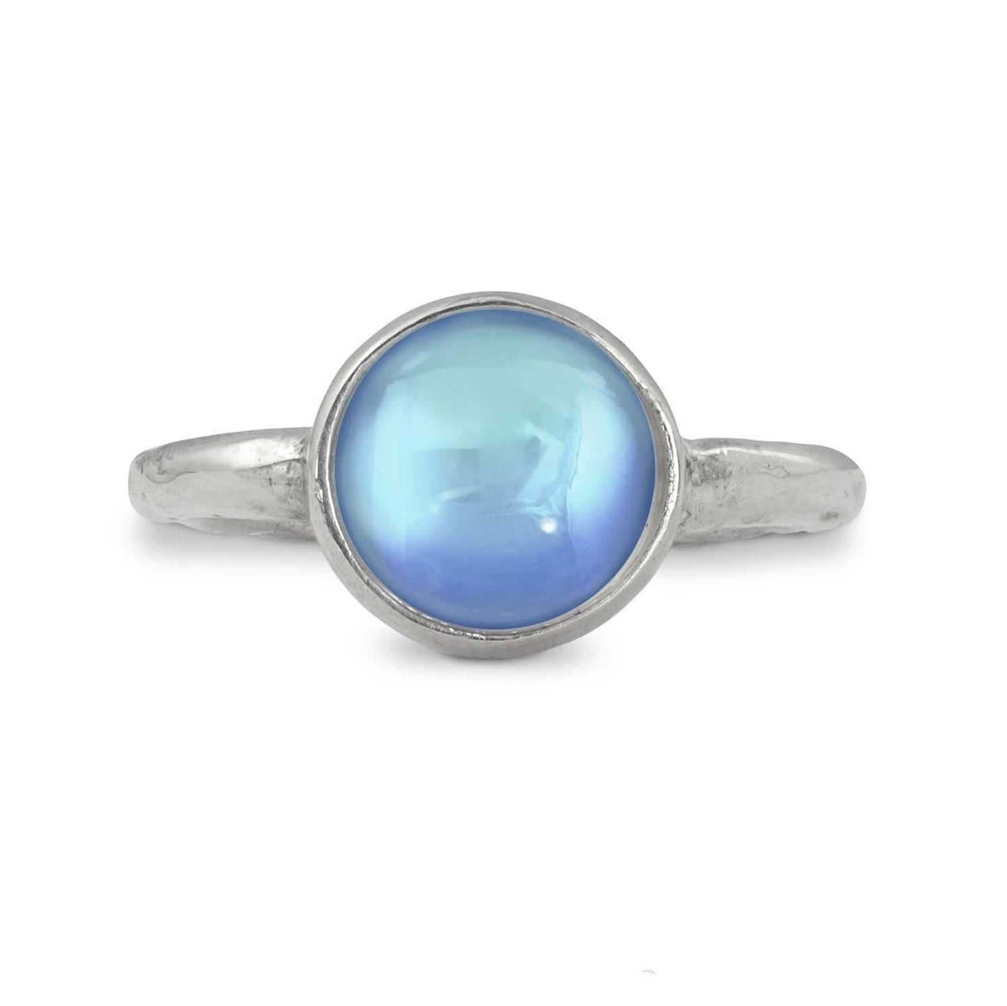 Classic Sterling Silver Adjustable Ring in Polished Blue by Leightworks - Chrysler Museum Shop