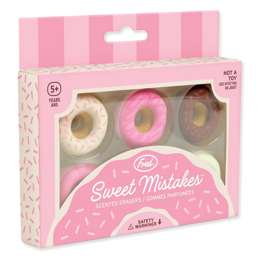 Sweet Mistakes Donut Scented Erasers