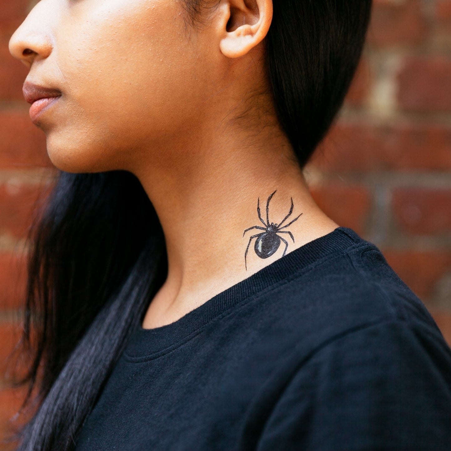 Black Widow Temporary Tattoos