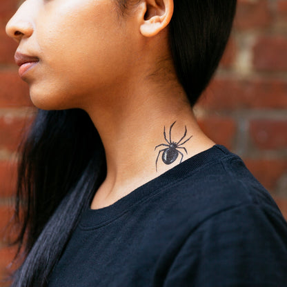 Black Widow Temporary Tattoos