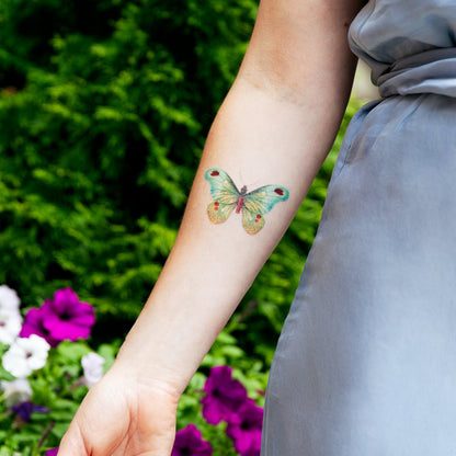 Schmetterling #1 Temporäre Tattoos