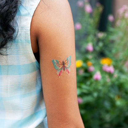 Schmetterling #2 Temporäre Tattoos