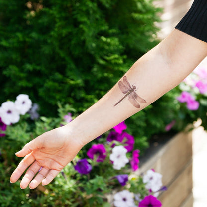 Libelle Temporäre Tattoos