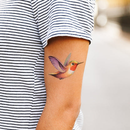 Hummingbird Temporary Tattoos