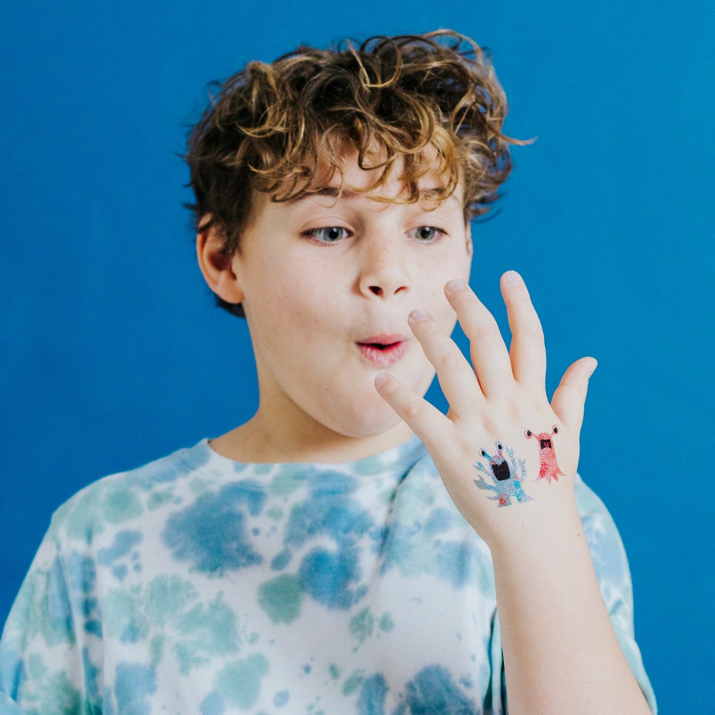 Glitter Monsters Temporary Tattoos