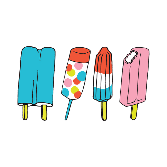 Popsicles Temporary Tattoos