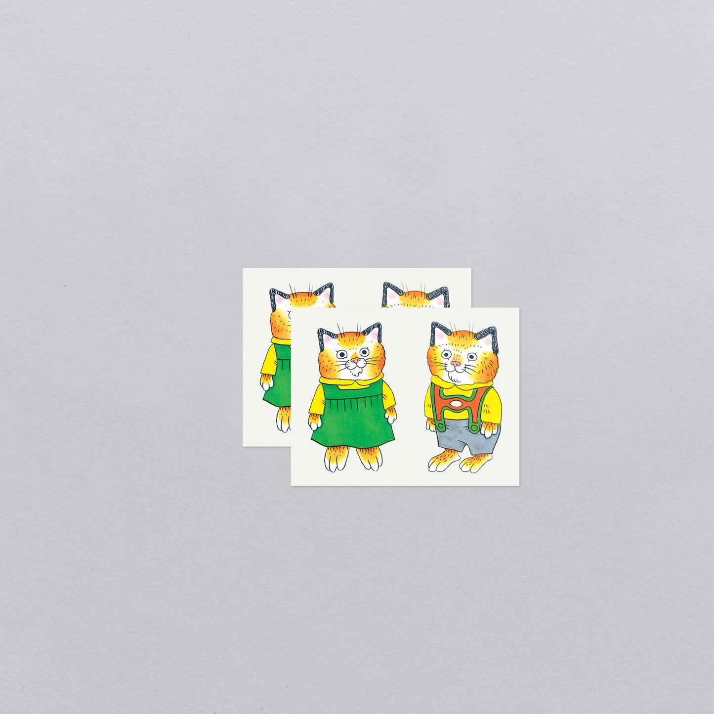 Huckle & Sally Cat Temporary Tattoos