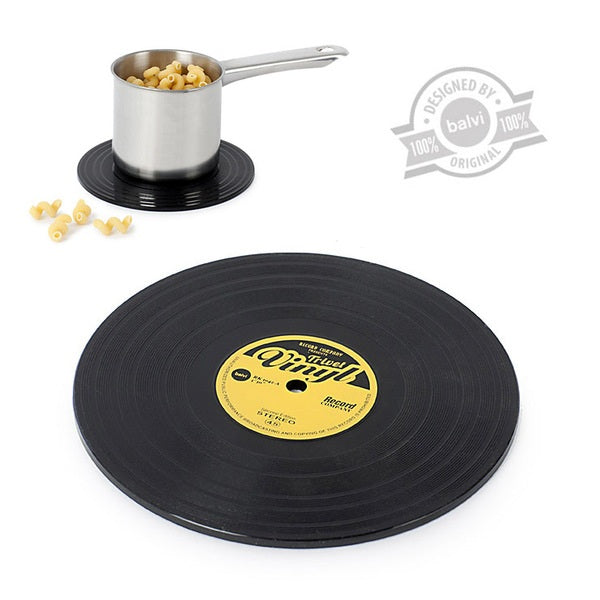 "Vinyl Record" Silicone Trivet