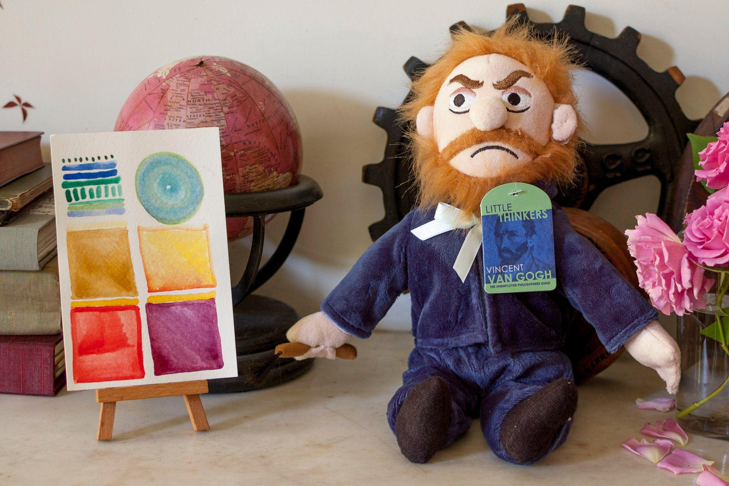 Vincent van Gogh „Kleiner Denker“ Plüschpuppe
