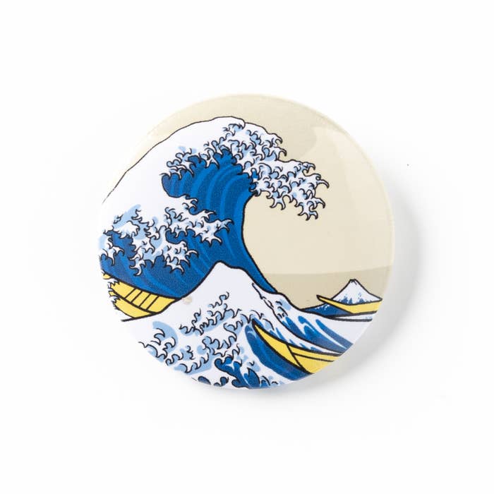 Art Button: Hokusai's "The Great Wave Off Kanagawa" - Chrysler Museum Shop