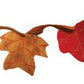 Guirnalda de fieltro de lana de hojas de otoño