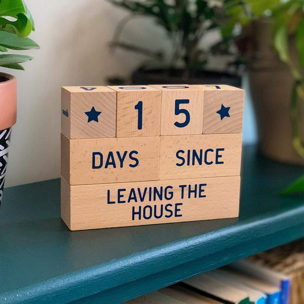 Who's Counting? Daily Living Wooden Countdown Blocks
