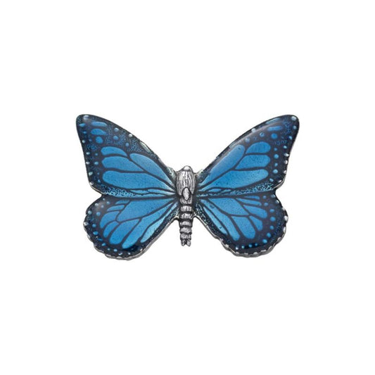 Imán de peltre: mariposa