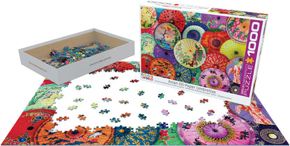 Asian Oil-Paper Umbrellas 1,000-piece Jigsaw Puzzle