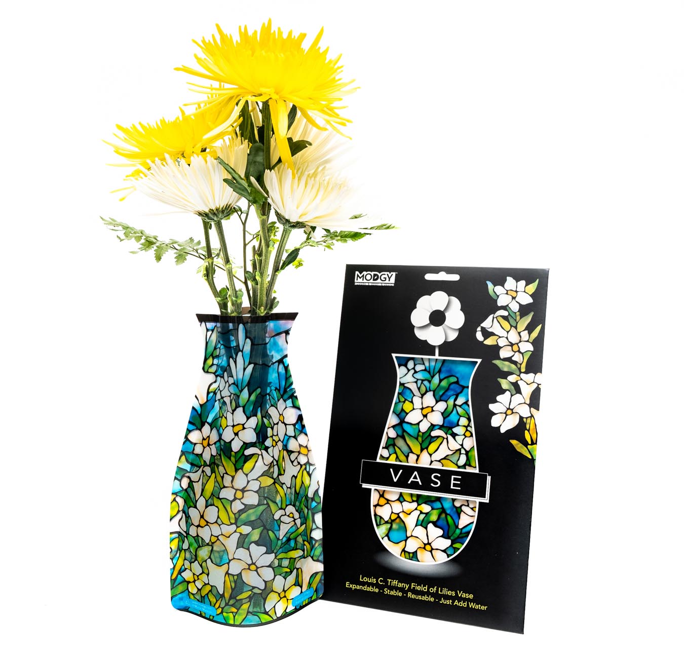 Tiffany „Feld der Lilien“ Erweiterbare Vase