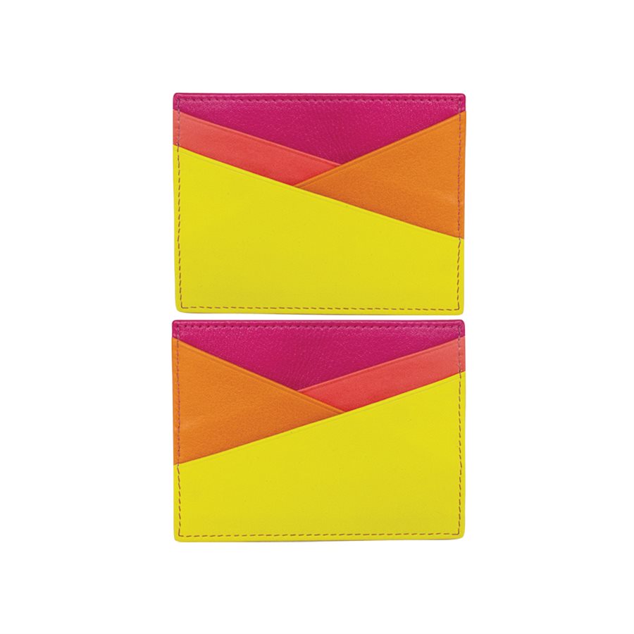 Leather Asymmetric Card Cases